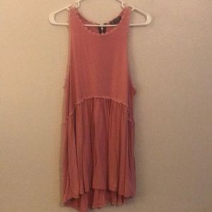 Deep pink tank top. Size L.